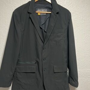 Eddie  Bauer men’s ultimate travel blazer dk charcoal Sz 38